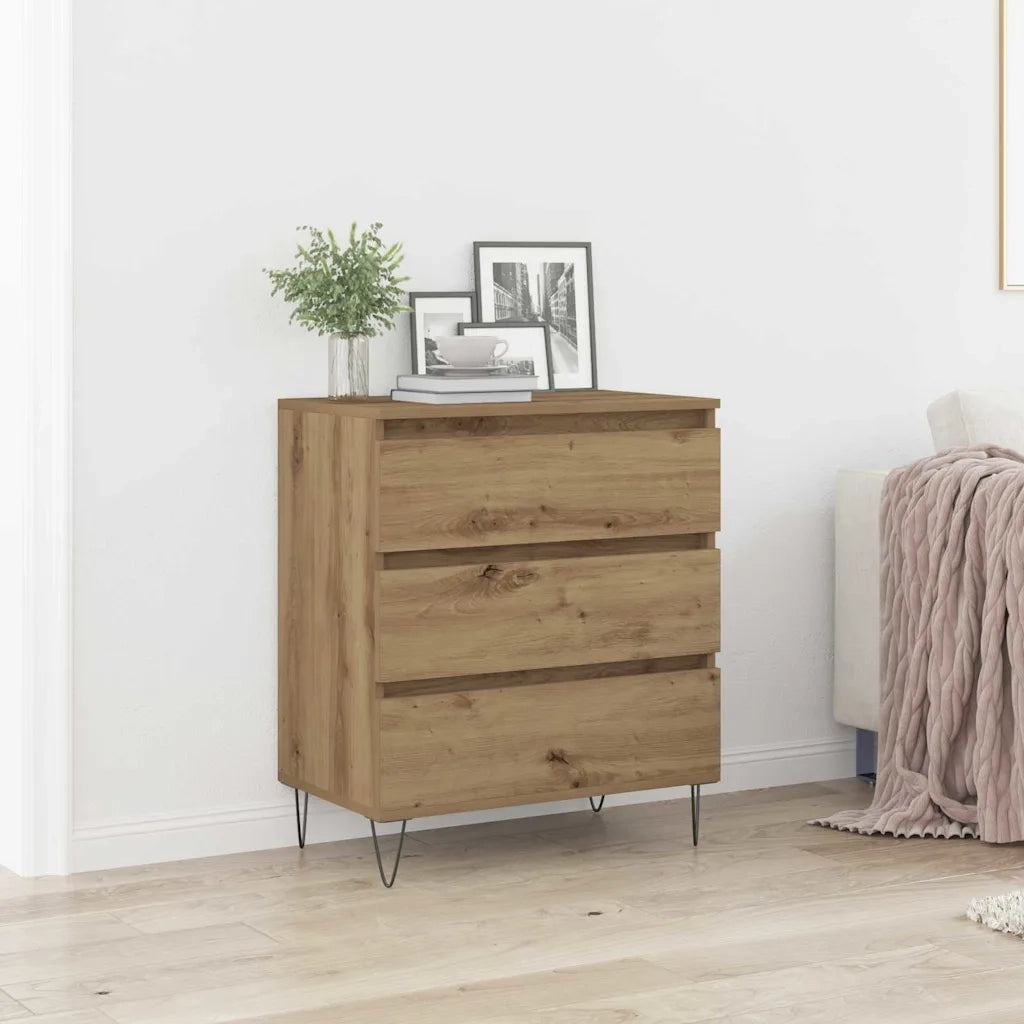 Credenza | Madia | Buffet da pranzo | Armadio da pranzo Rovere artigianale 60 x 35 x 70 cm Legno multistrato