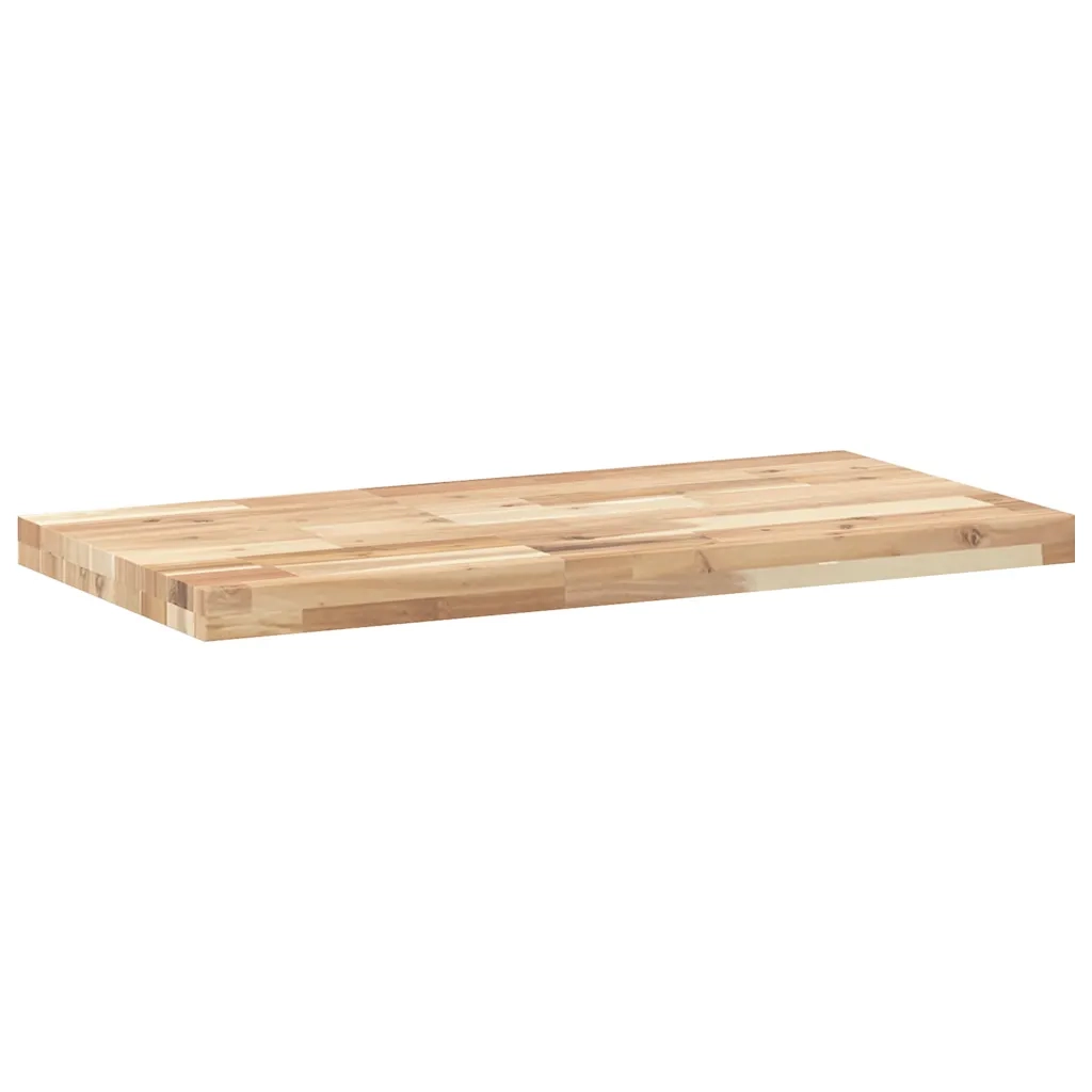 Piano per Tavolo 80x40x4 cm Rettangolare Legno Massello Acacia 4008779