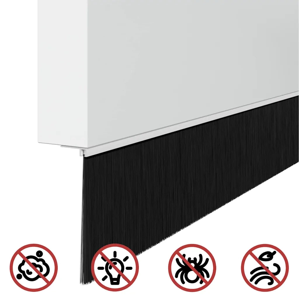 Spazzole per porte autoadesive 6 pz Bianco 100 cm CFW3403430