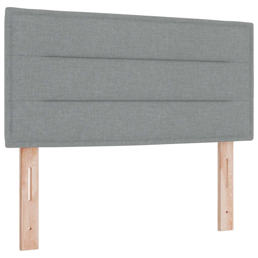 Letto con contenitore e materasso Grigio Chiaro 90 x 190 cm 3458526