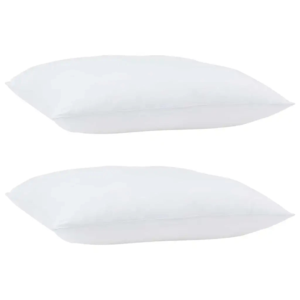 Cuscino 2 pcs Bianco 41 x 41 x 20 cm Cotone e Poliestere 42007801
