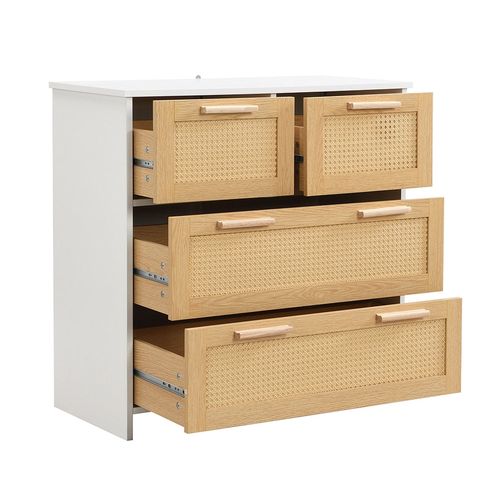 Armadio - Xylo - vimini 4 cassetti 80x80x38cm