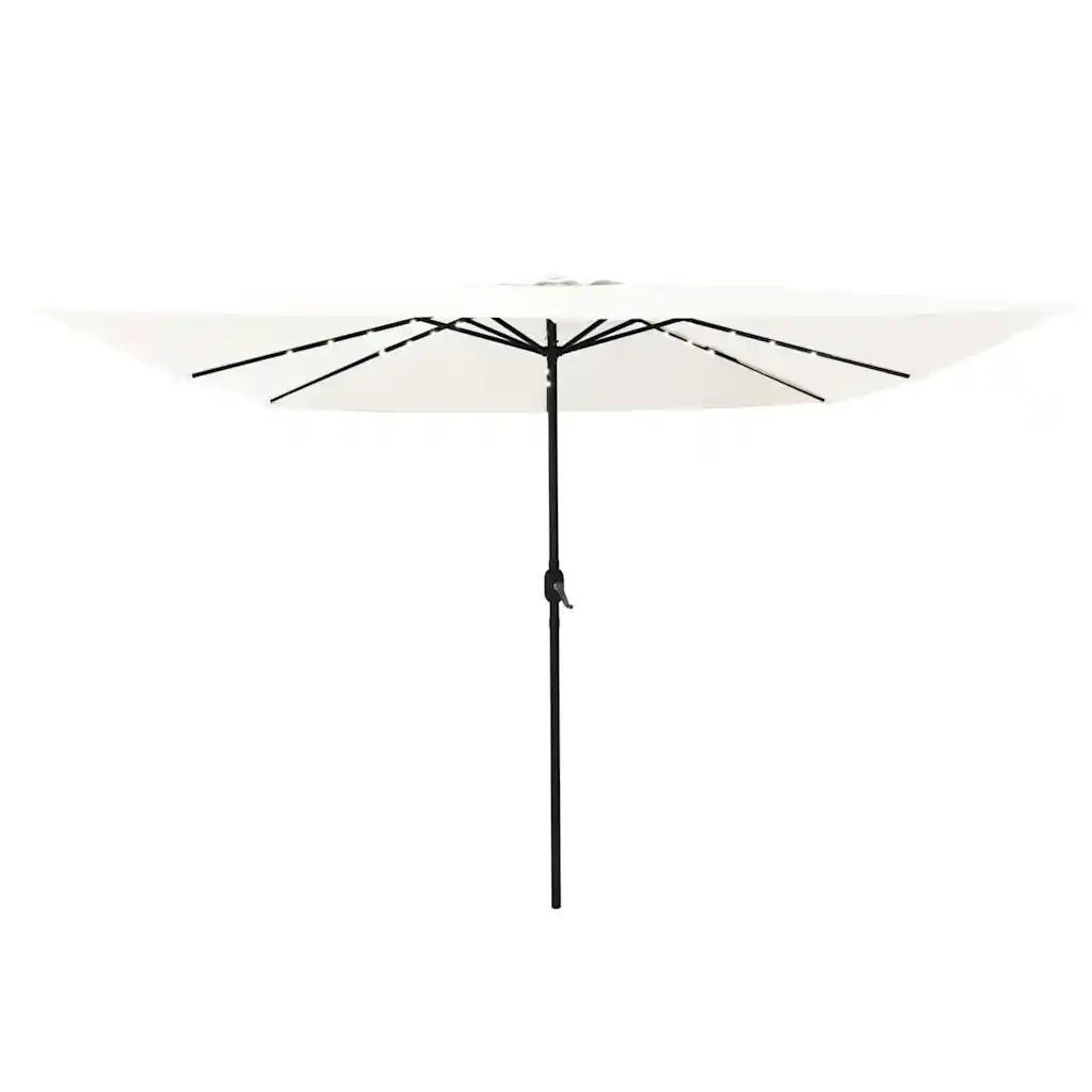 Ombrello da giardino-Ombrellone da spiaggia Sabbia 295 x 295 x 245 cm 289146
