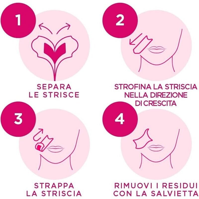 VEET PURE STRISCE DEPILATORIE VISO IPOALLERGENICHE CERETTA BAFFETTI E VISO DERMATOLOGICAMENTE TESTATE 16 STRISCE