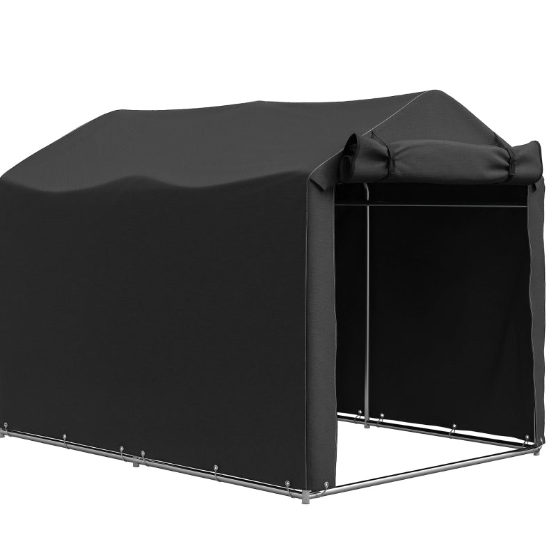 Tenda deposito da esterno impermeabile 220 x 157 x 165 cm nera
