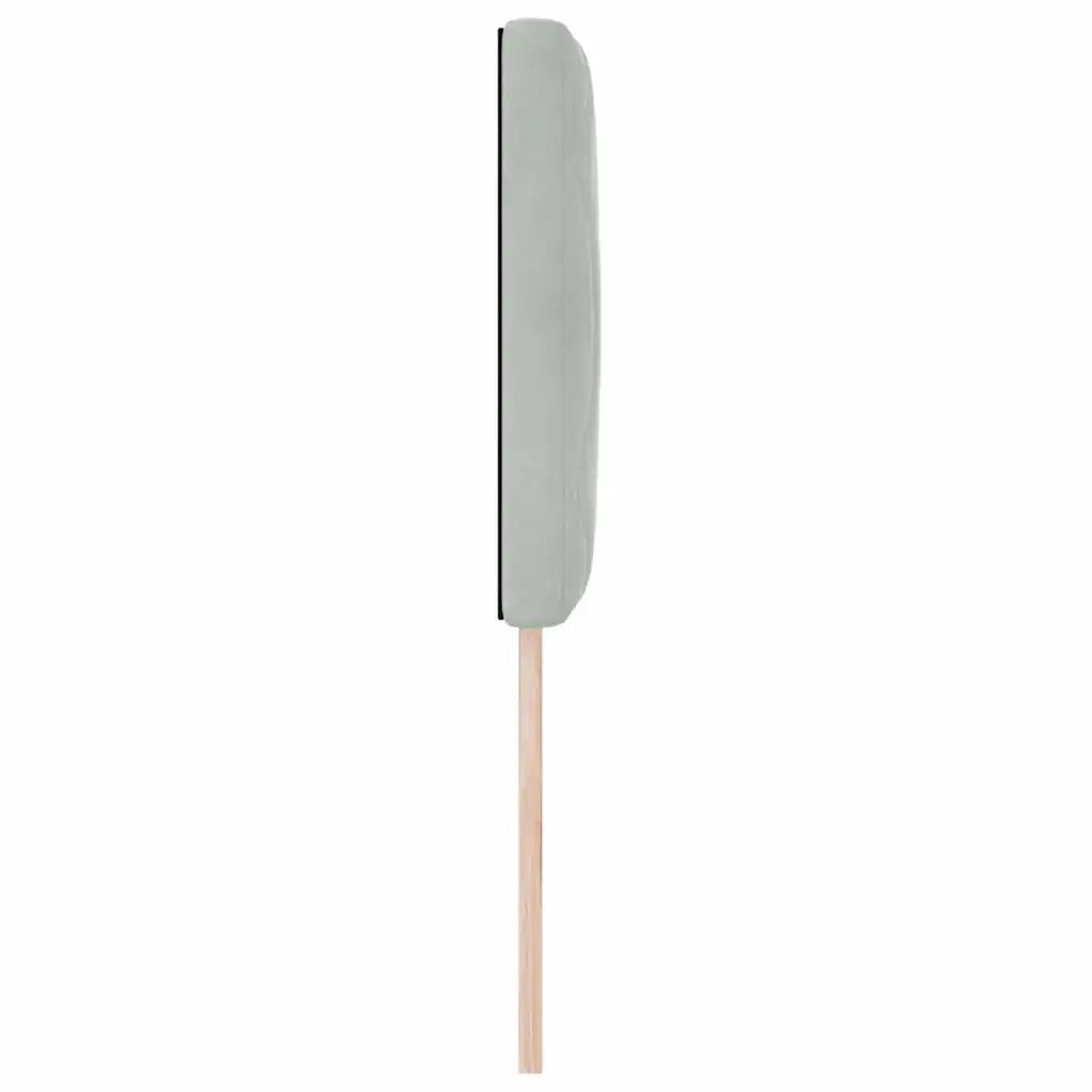 Testiera | Testata LED Grigio chiaro 80 cm Velluto