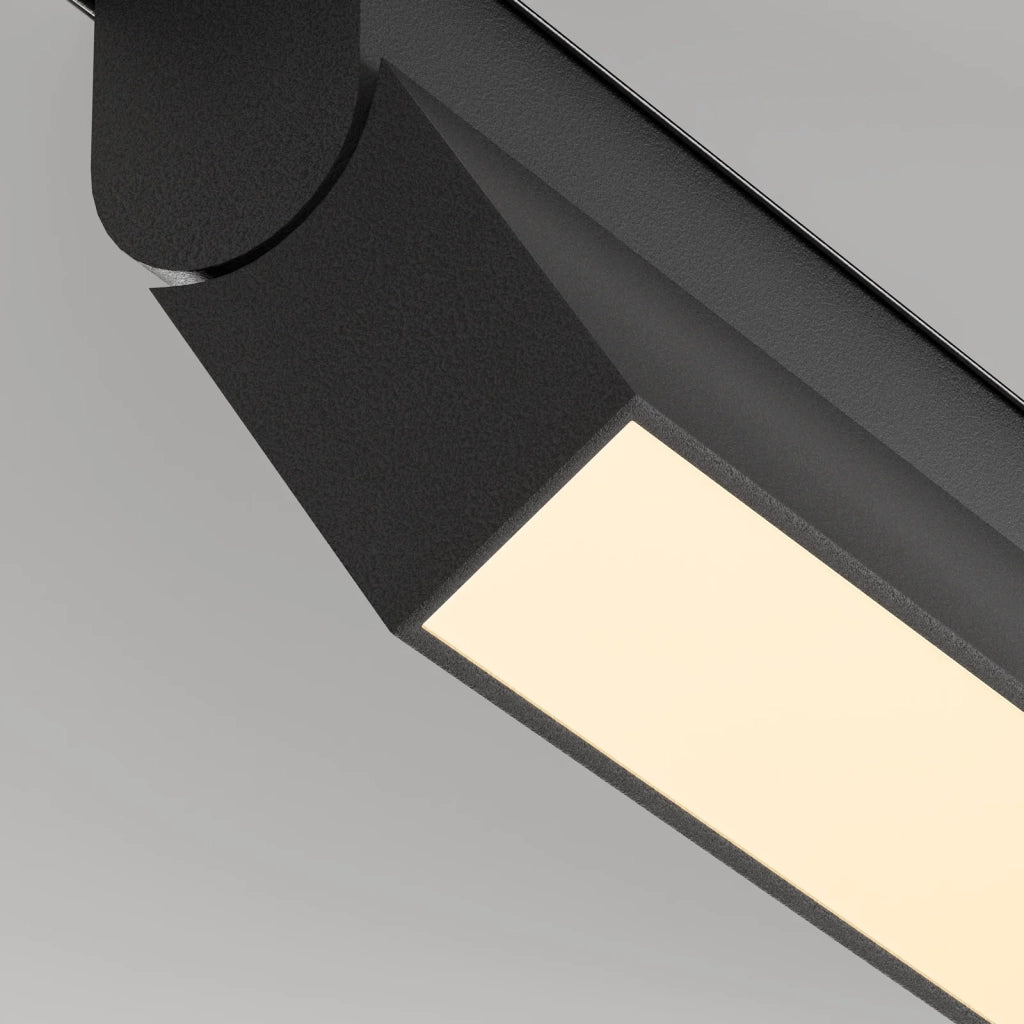 Maytoni Lampada da Binario Moderna Exility Basis Rot 1 luce LED integrato nero alluminio