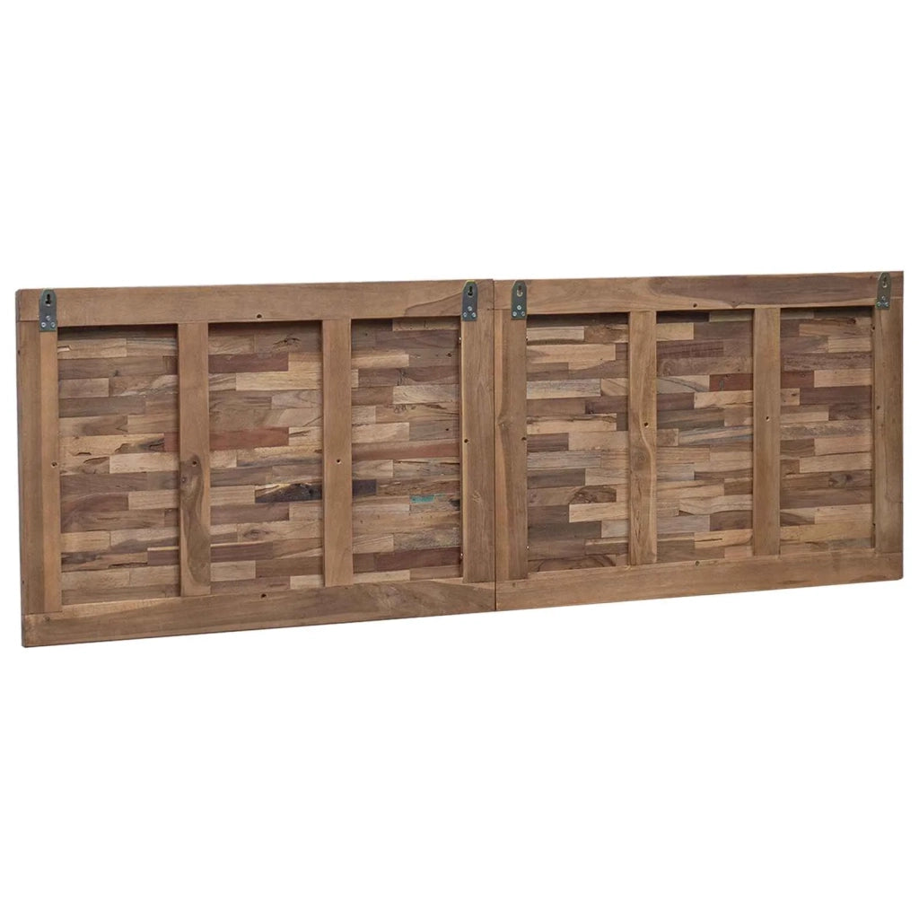 Testiera Naturale 160 cm Legno di teak solido 42024550