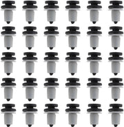 Pannelli di fissaggio per bagagliaio di trim - kit di fissaggio - nero - rettificatore - 30 pezzi - compatibile con VW Transporter T5
