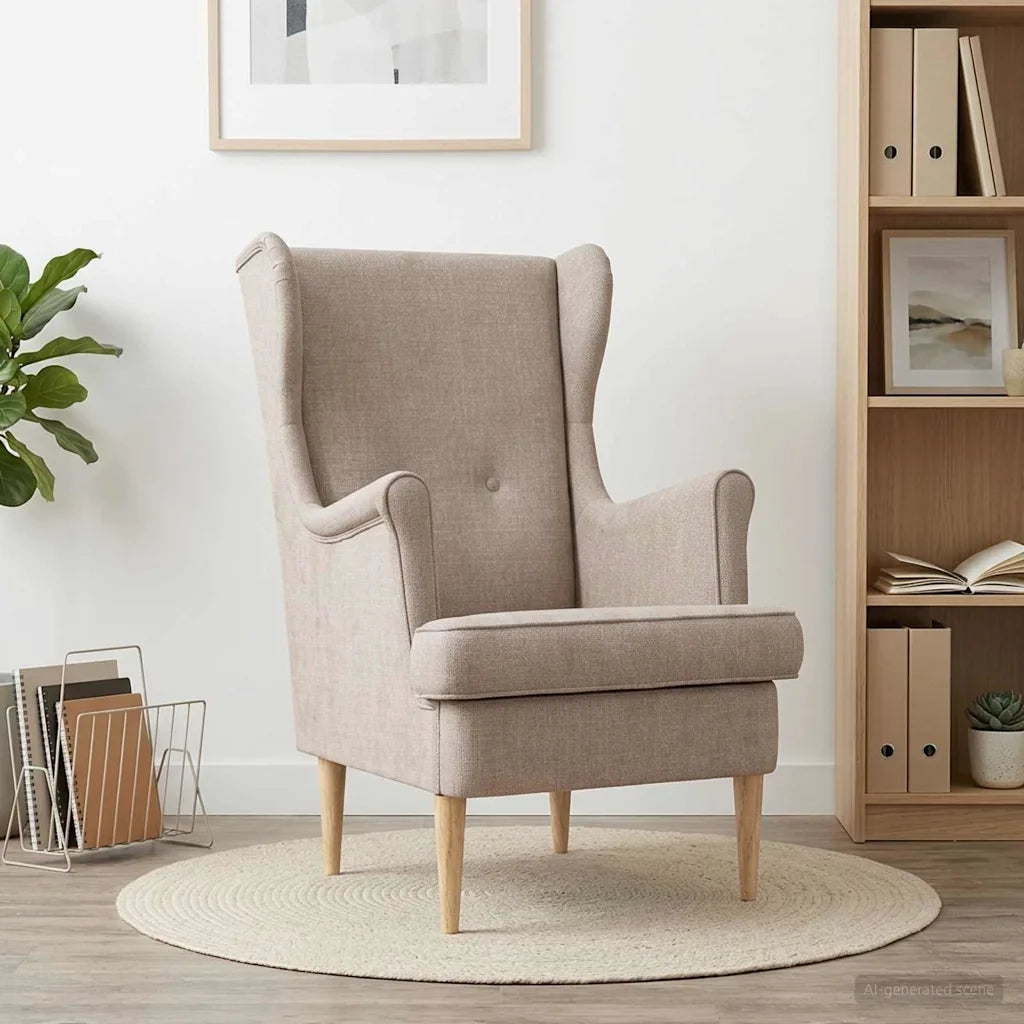 Poltroncina-Poltrona Beige ARES