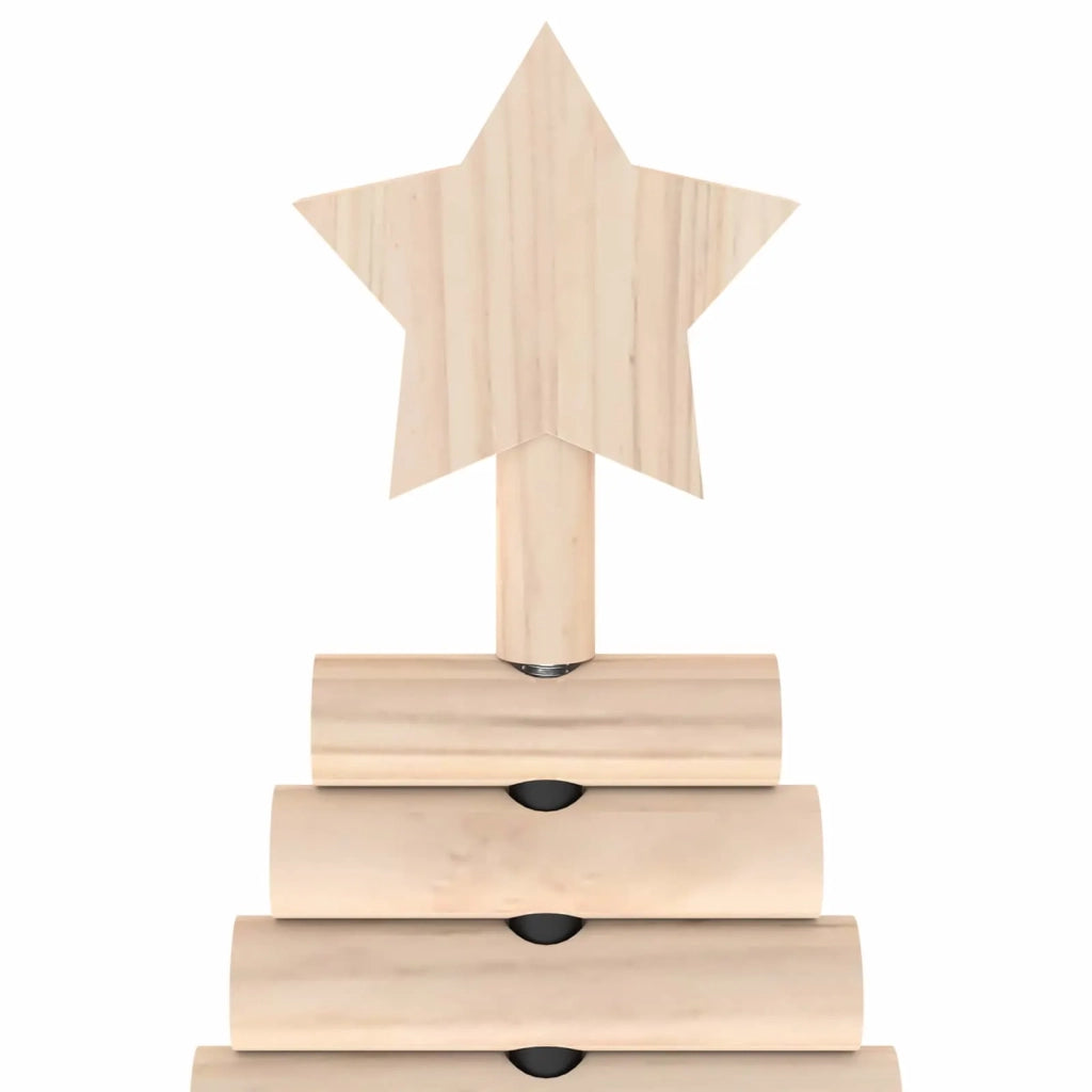 Albero di Natale in legno KOTKA 60 cm Legno Massello di Pino 42051515