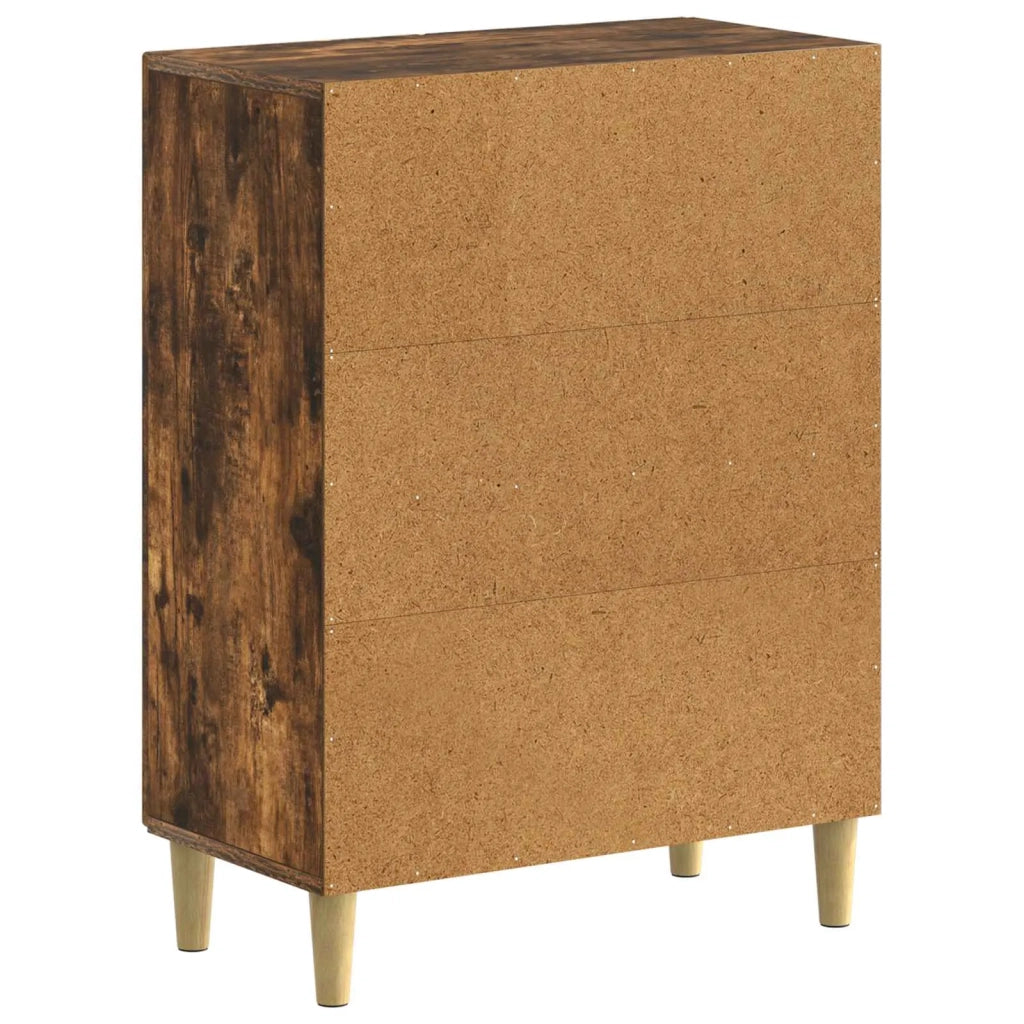 Mobiletto da Bagno DELFT Rovere Fumo 59,5 x 31 x 80 cm 897060