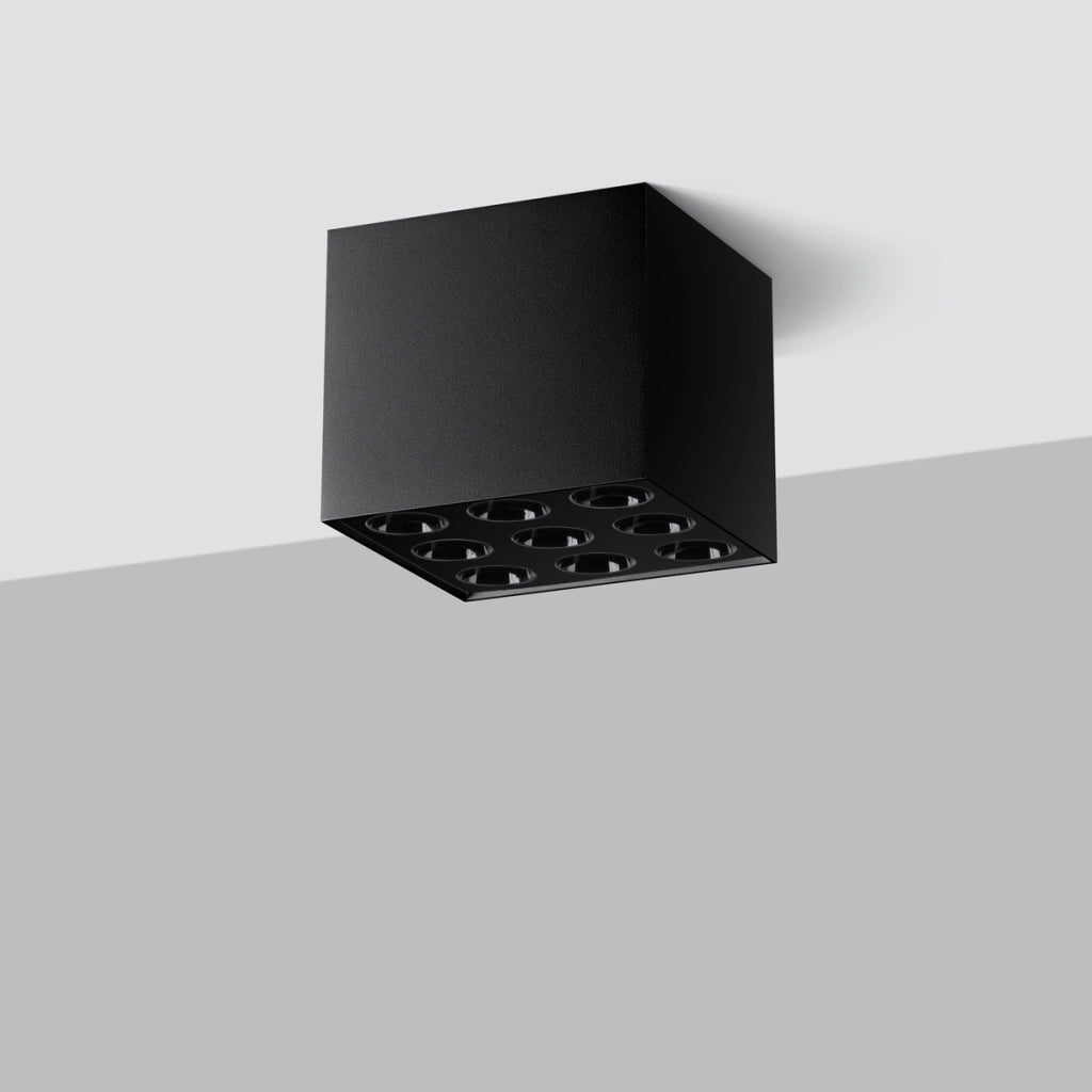 Lampada da soffitto OZZY nero LED