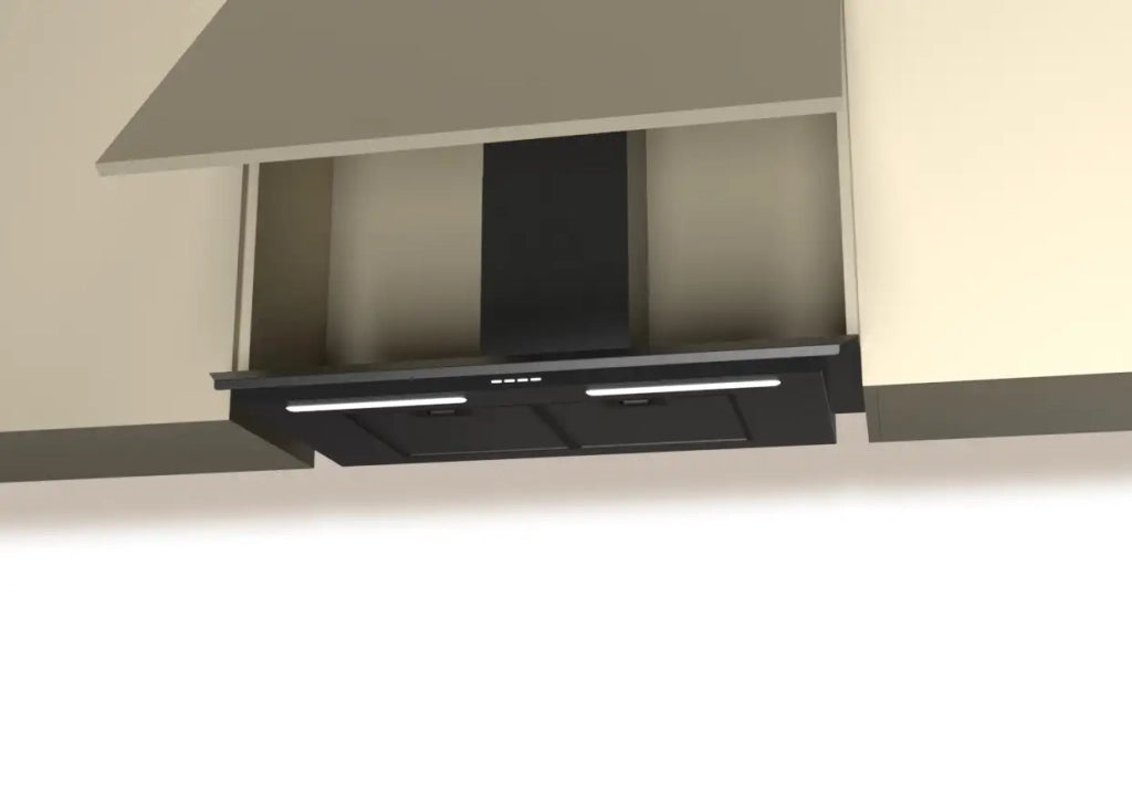 CAPPA LIVING - IN  cm 60 - NERA - 700 m3/h