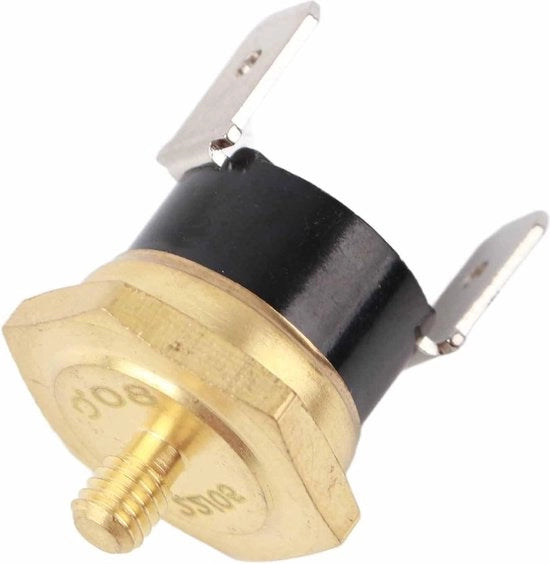 Termostato in rame per vite M4 250 V 5 pezzi termostato bimetallico regolatore di temperatura - 80°C.