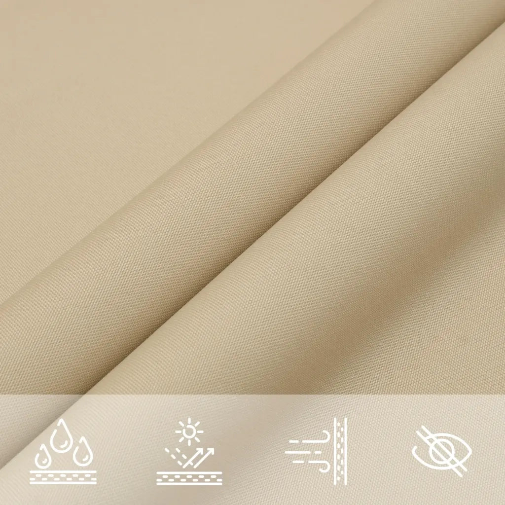 Vela Ombreggiante-Parasole a vela Oxford Rettangolare 2,5x4 m Beige