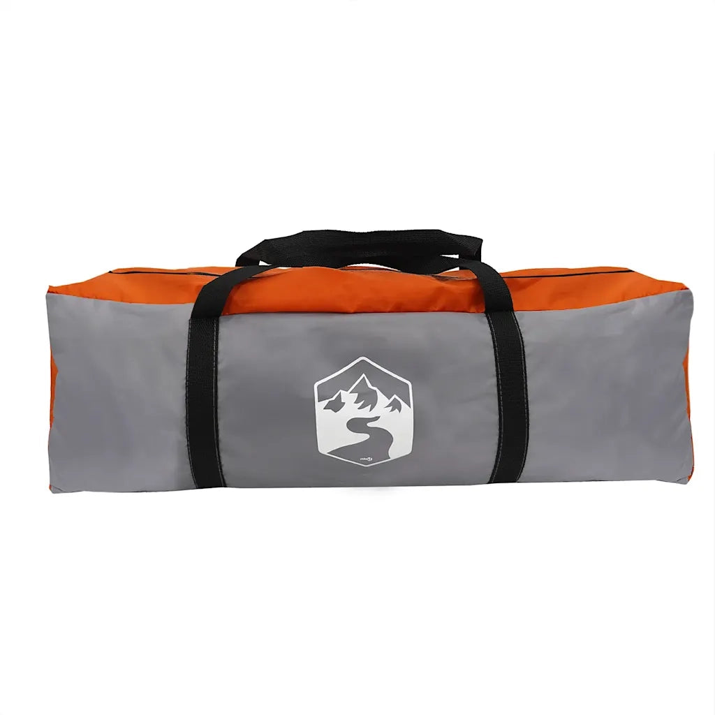 Tenda Familiare Tipi 8 Persone Grigia e Arancione Impermeabile 4009447