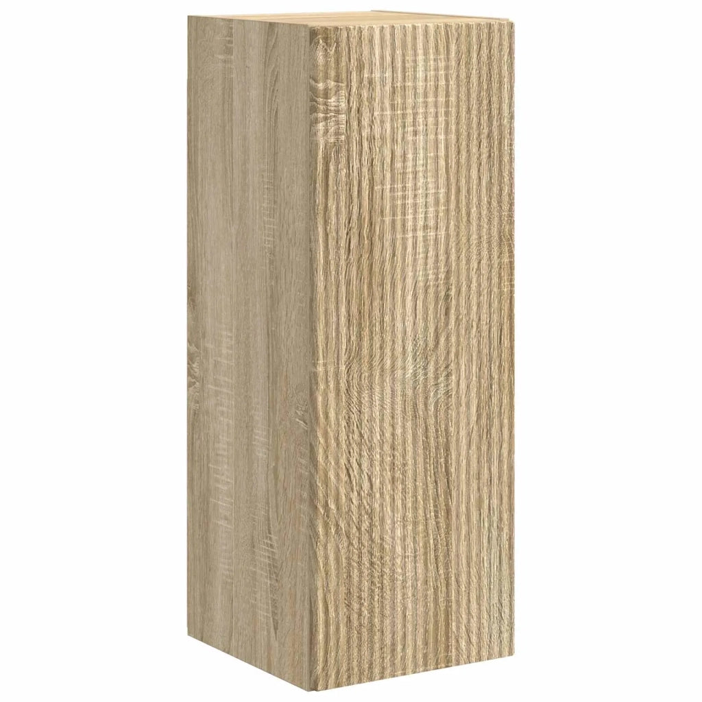 Set di Mobiletto da TV a Parete 6 pz | Armadietto TV | Mobile Porta TV Rovere Sonoma