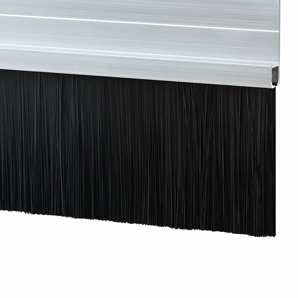 Spazzole per porte autoadesive 6 pz Argento 100 cm CFW4166625