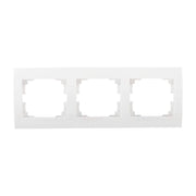 Cornice tripla orizzontale LOGI bianca Kanlux 25119