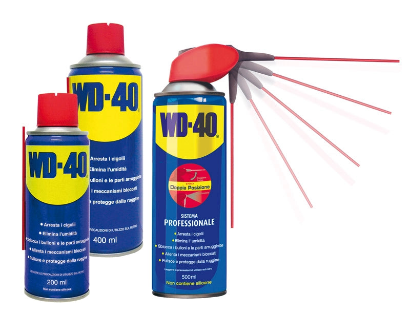 SPRAY LUBRIFICANTE WD-40 vaporizzatore a doppia azione ml. 500 (in display) 6.00 pz