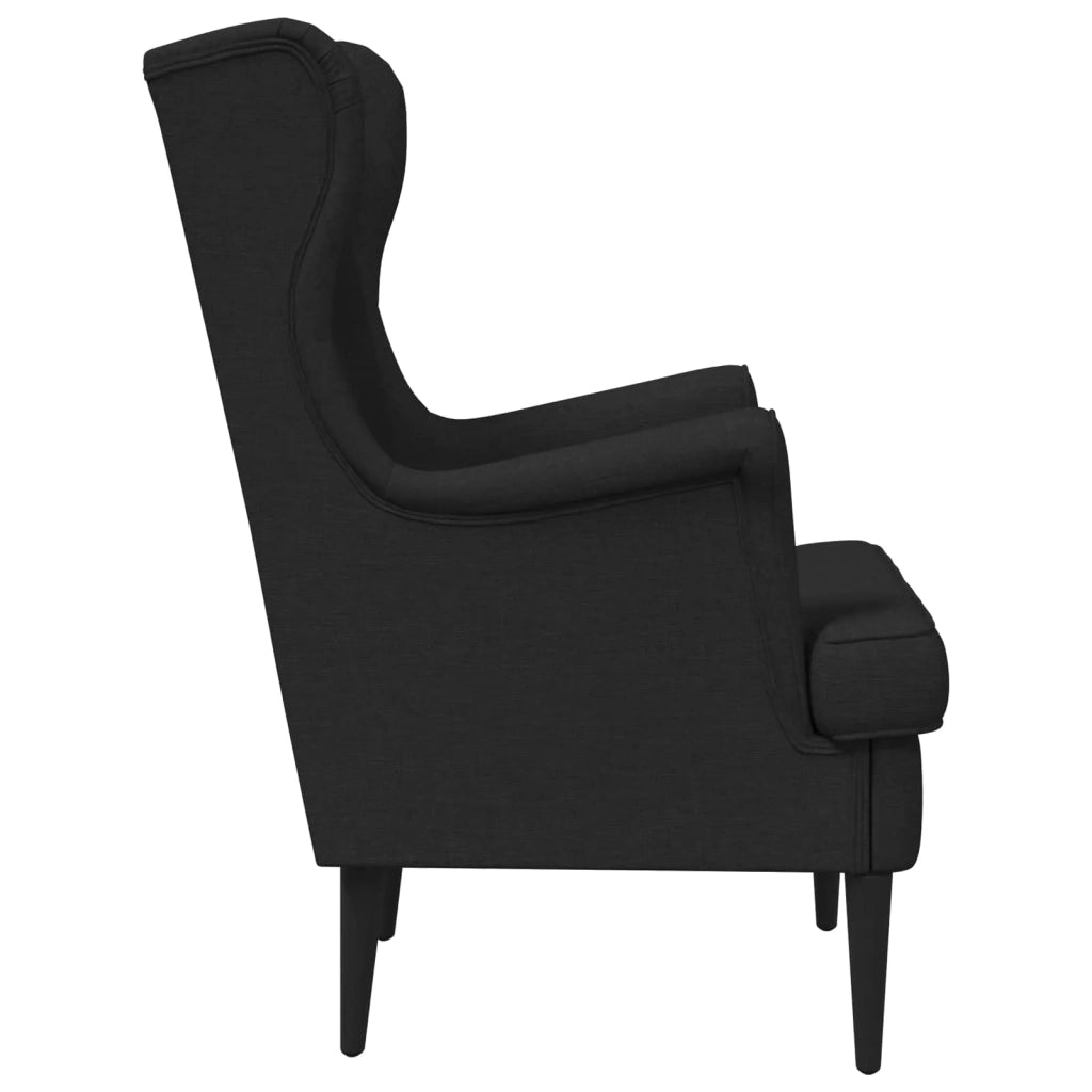 Poltrona | Sedia Relax Nero Tessuto