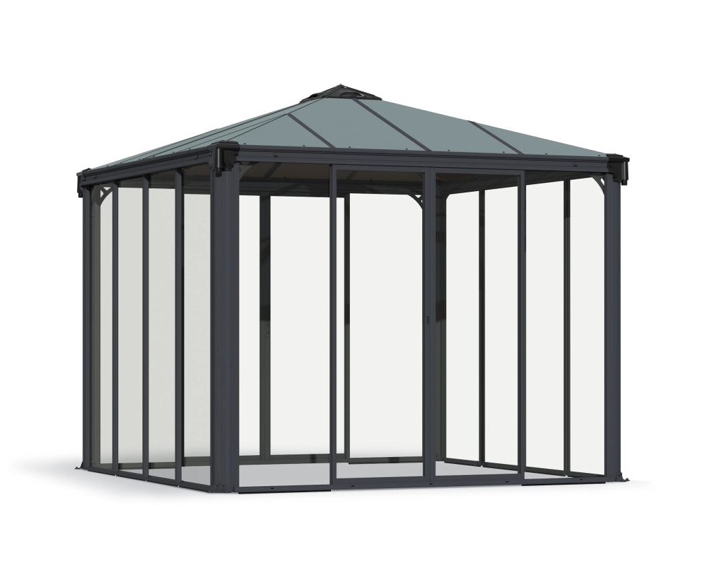 Gazebo Chiuso in Alluminio Ledro 3X3 m