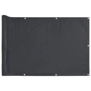 Schermo da balcone | Paravento da Balcone Antracite 300x120 cm in PVC