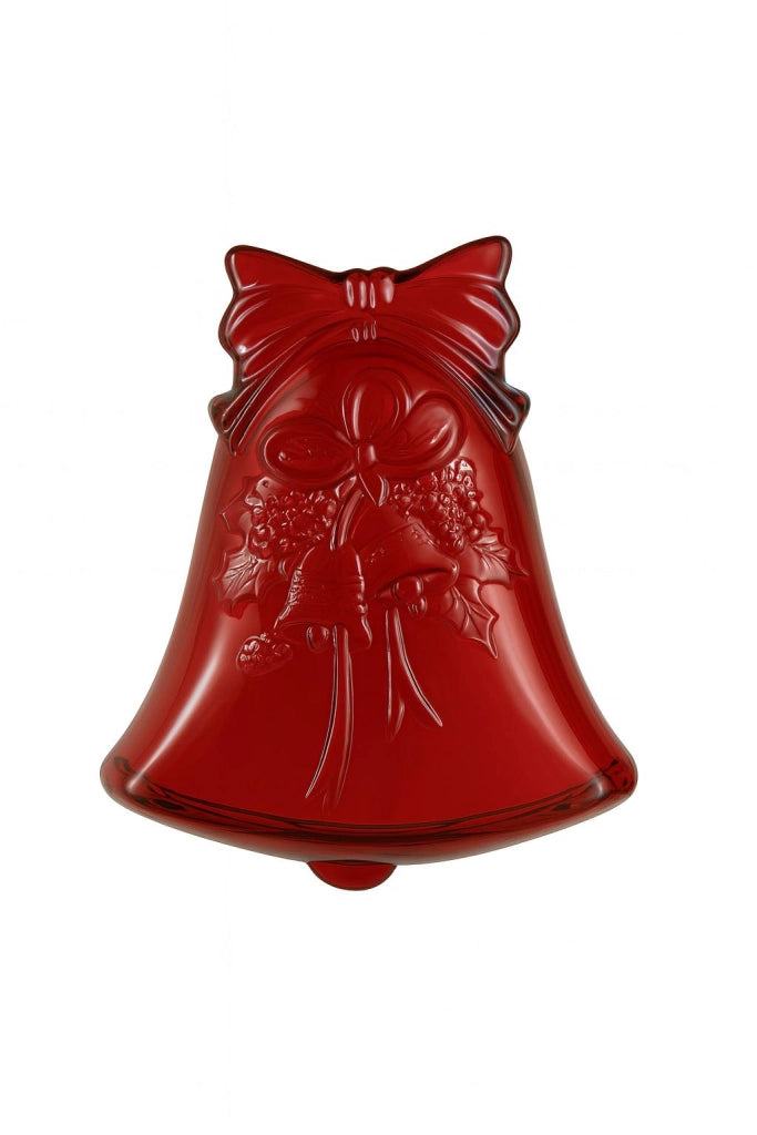 Piatto a forma di Campana rosso 17x15x3
