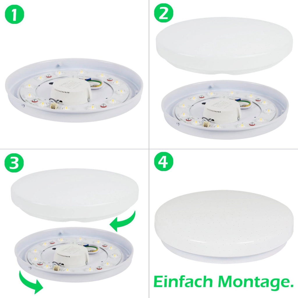 ZMH Lampada da soffitto LED piccola forma stella moderna per camera letto