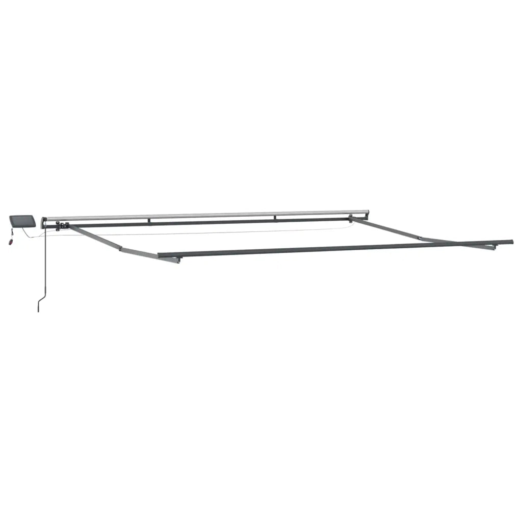 Tenda Retrattile Verde e bianco 500 ×300 cm Tessuto 3331464