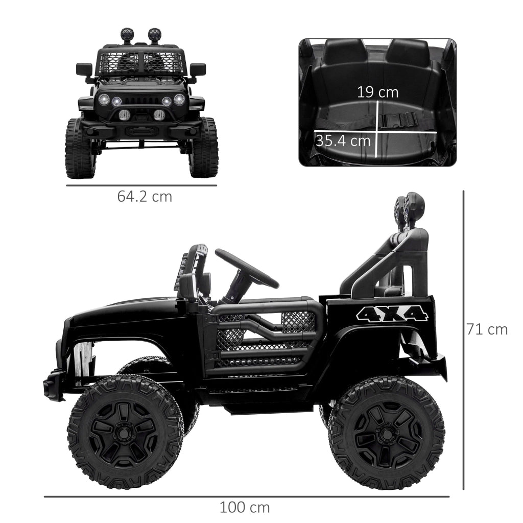 Macchina Elettrica per Bambini 12V Nera