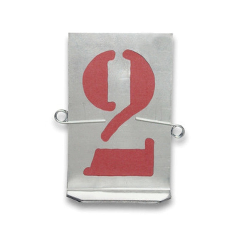 STAMPINI TRAFORATI 10 NUMERI DA  40 MM