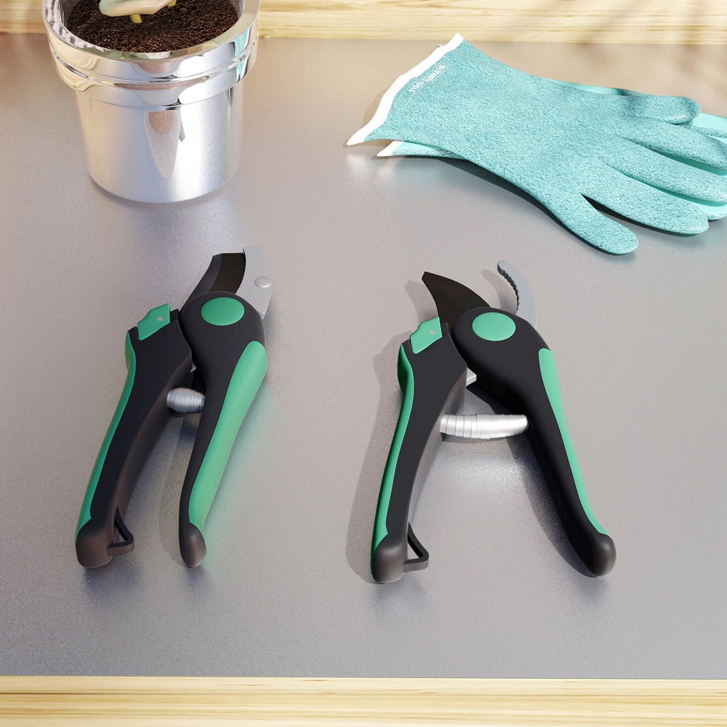Set Giardinaggio 2 Pezzi ¨C Minimal ¨C Verde e Nero