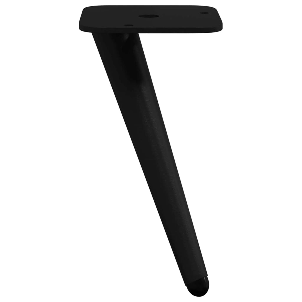 Piedini in Piedi 12 pcs Nero 56 x 56 x 100 mm Ferro 864793