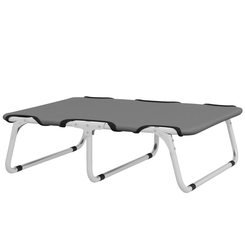 Cuccia pieghevole per cani in acciaio e oxford 71×58×20 cm, grigio, fino a 10 kg