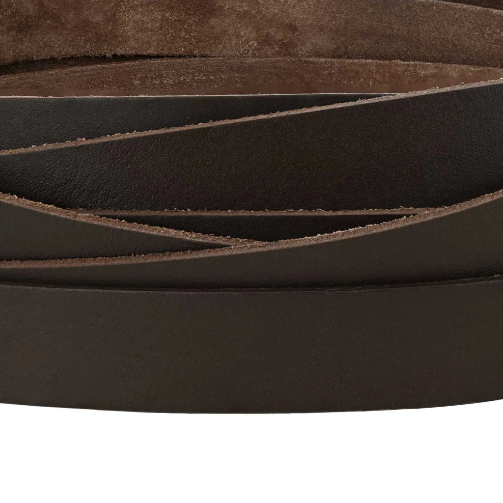 Cinturino in pelle Marrone Scuro 200 x 1,5 cm Pelle 42034181