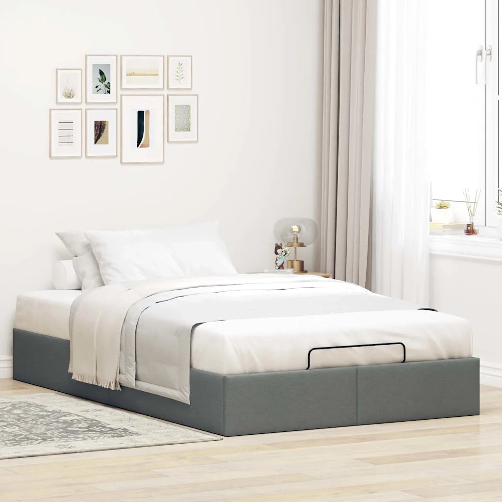 Letto matrimoniale | Letto per adulti | Struttura Letto Pouf senza Materasso 80x200 cm in Tessuto