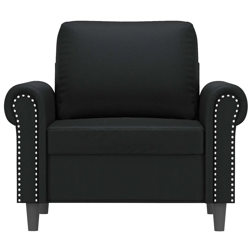 Poltrona Nera 60 cm in Similpelle 359494