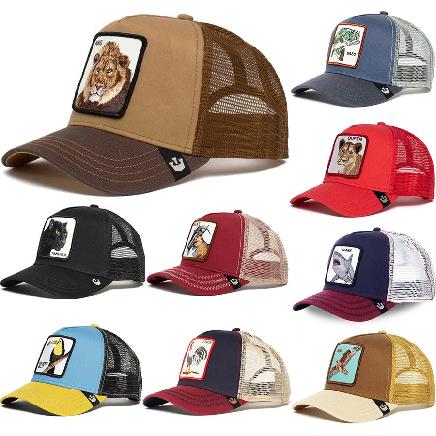 Cappellino da baseball con cavallo, nero