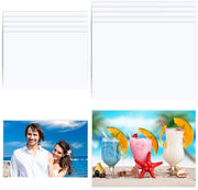 Set di 10 Foto Blanks in Metallo con Sublimazione per Progetti DIY
