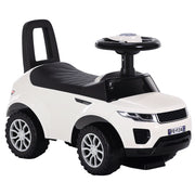 Carrello cavalcabile per bambini ¨C Xylo ¨C bianco con clacson e vano portabigiochi 12-36 mesi