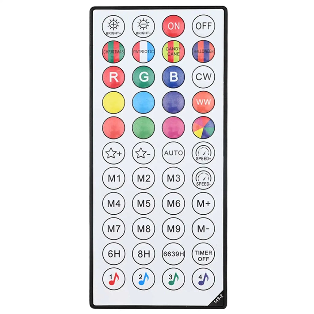 Luce a punta di Natale 120 LED RGB Diametro 40 x 42 cm 42049735