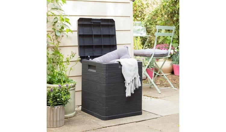 BAULE MULTIBOX 42,5X44XH50 90 LT ANTRACITE GIARDINO