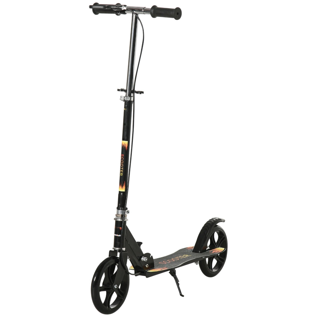 Monopattino per Bambini con Manubrio Regolabile ¨C zephmum ¨C Nero 86x35x93 cm