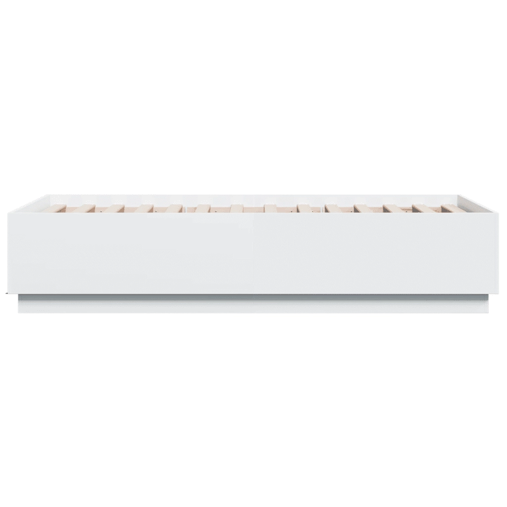 Giroletto-Struttura Letto Bianco 90x190 cm in Legno Multistrato 469503