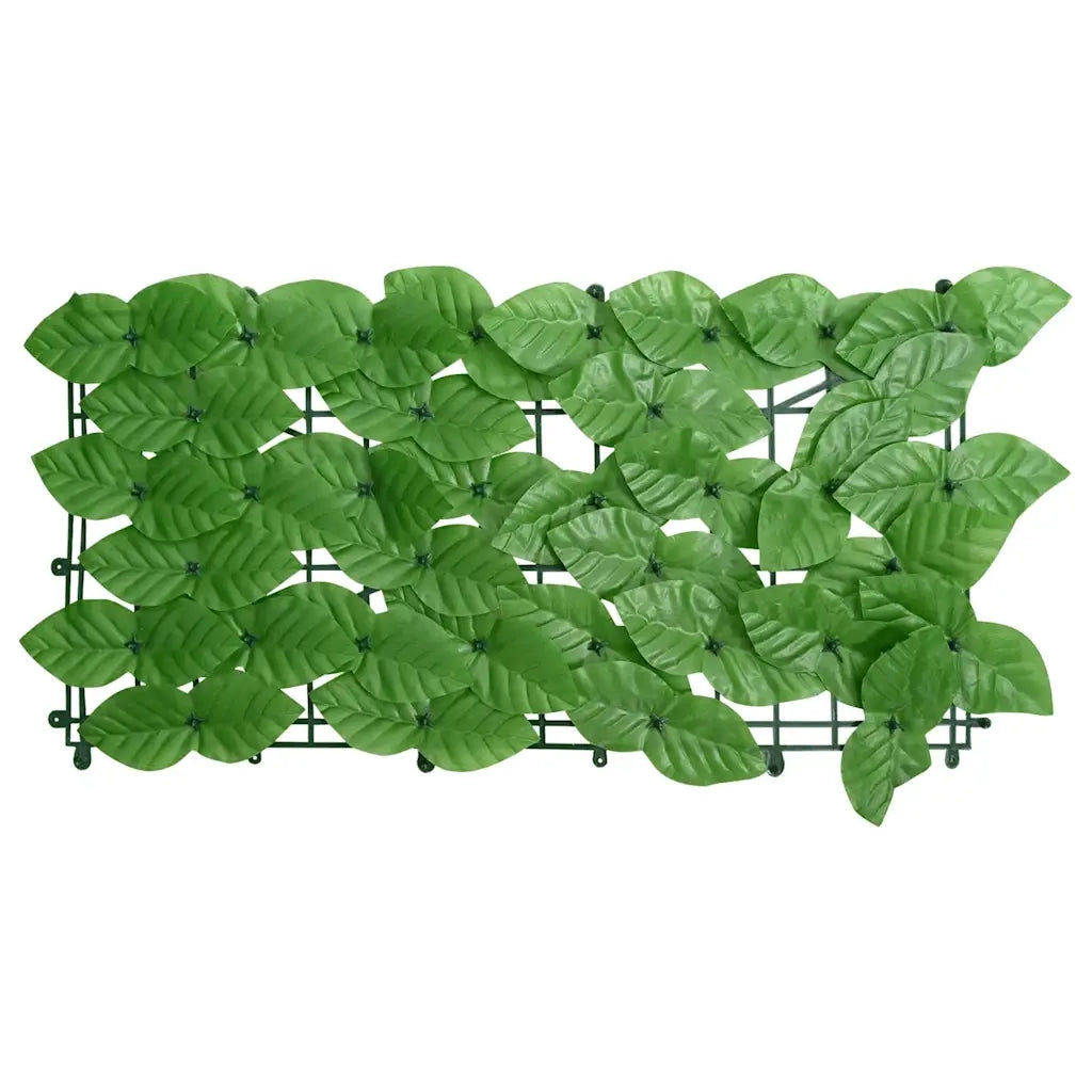 Paravento da Balcone con Foglie Verdi 300x100 cm 315499