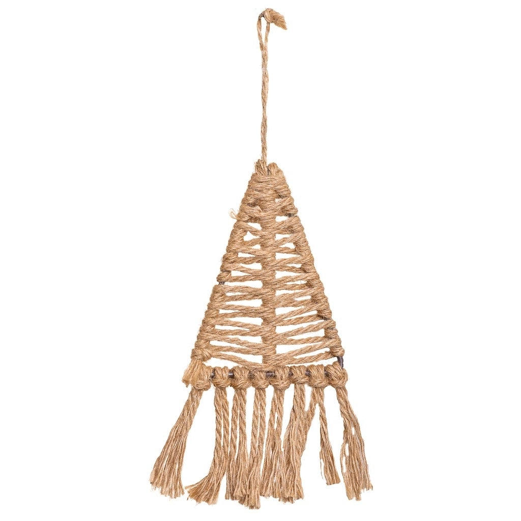 Albero decorativo in cotone intrecciato marrone 8x01x13h