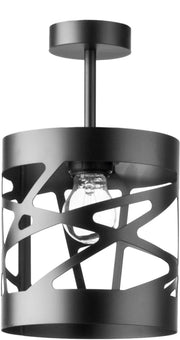 Plafoniera Moderna Grigia 17,5cm E27 Moduł Frez Sigma