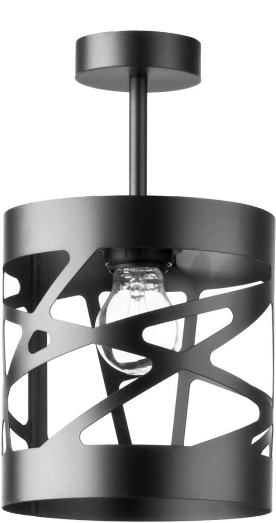 Plafoniera Moderna Grigia 17,5cm E27 Moduł Frez Sigma